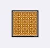 Geometric Repeat Pattern Silk Pocket Square