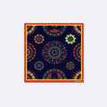 Truck Art Ethnic Silk Pocket Square by Monzoro
