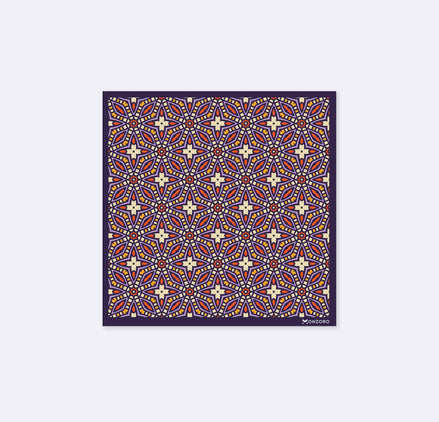 Colourful Abstract Art Silk Pocket Square by Monzoro