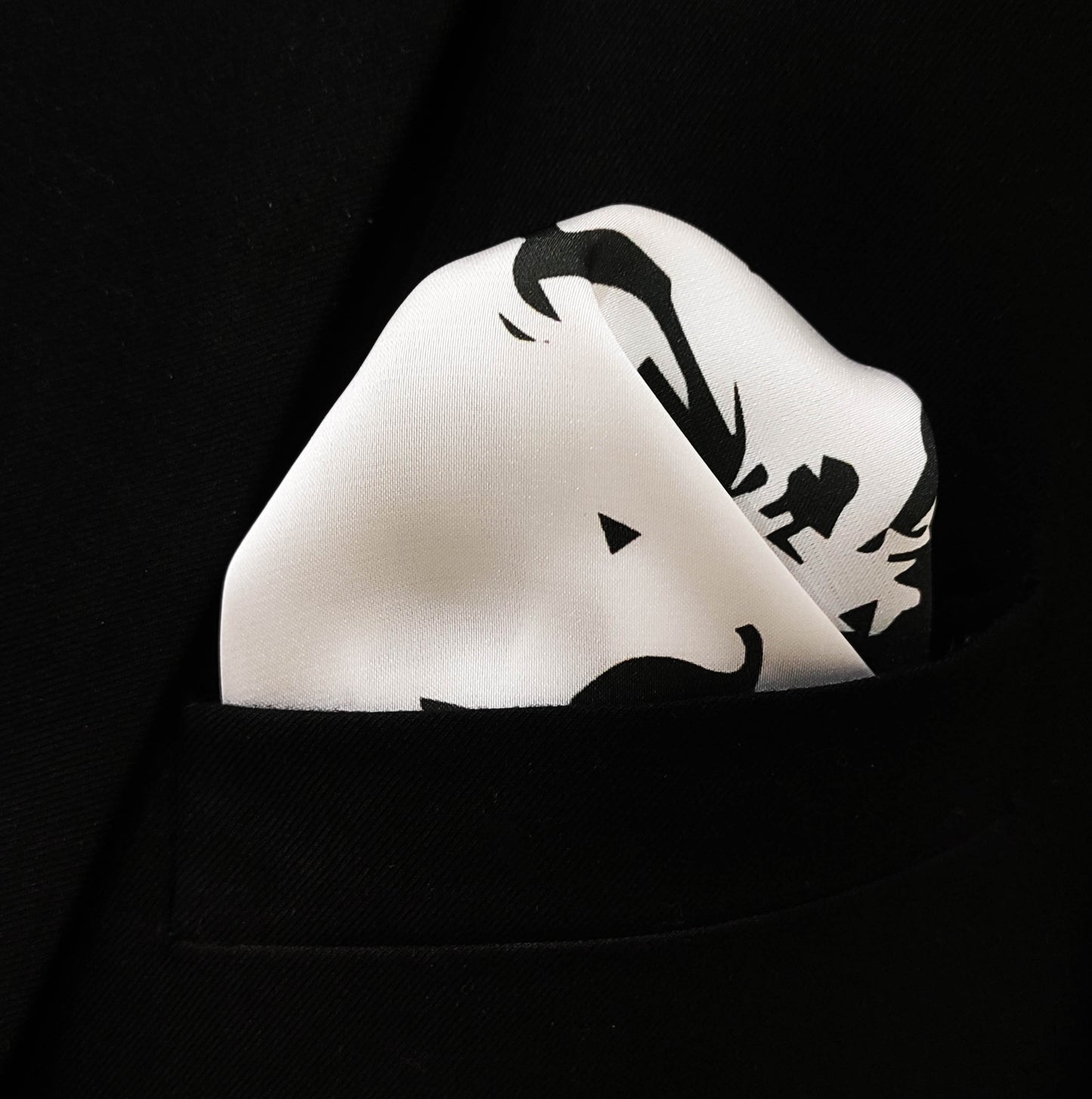PTI IMRAN KHAN - silk pocket squares