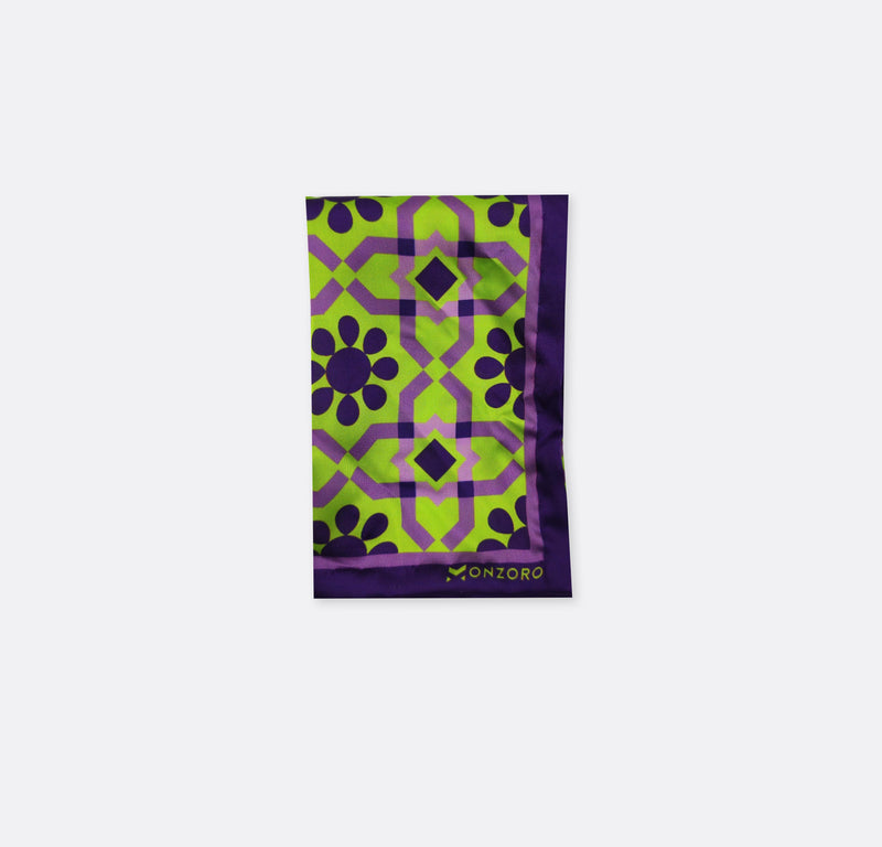Weaving pattern silk pocket square