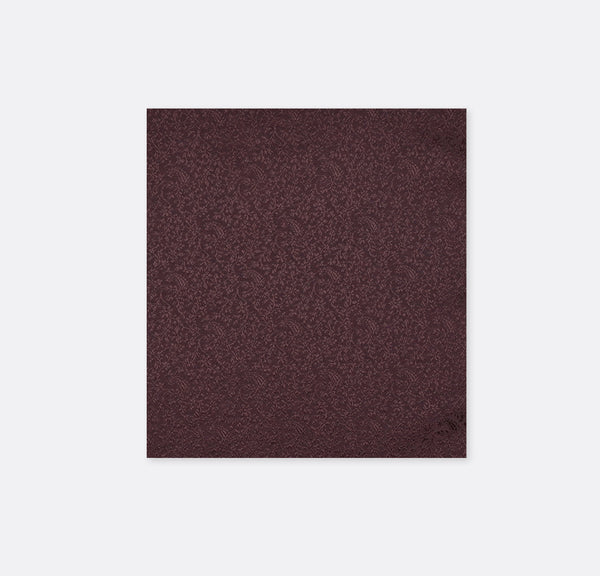 Mid Brown Self Tie & Pocket Square Set