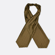 Yellow Cane Hazel Silk Ascot by Monzoro – view 7