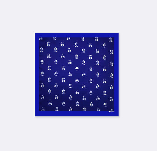 White Conifer - Silk Pocket Square