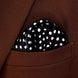 Point Black Silk Pocket Square by Monzoro – view 4