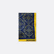 Navy and Gold Rugs Silk Pocket Square by Monzoro – view 3