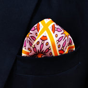 Retro Vintage Silk Pocket Square by Monzoro – view 2