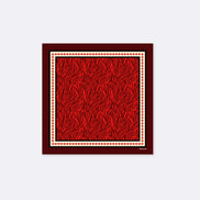 Red Velvet - Silk Pocket Square by Monzoro