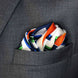 Techno Illusion – Silk Pocket Square by Monzoro – view 6