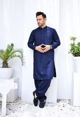 Tabeer - Stitched Navy Blue