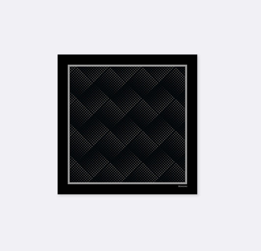 Seamless Geometric Dotted - Silk Pocket Square