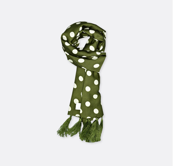 Forest Polka - Silk Men Scarf by Monzoro