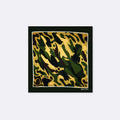 Army Green Camouflage - Silk Pocket Square by Monzoro