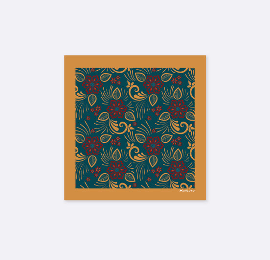Garden of Eve Silk Pocket Square by Monzoro