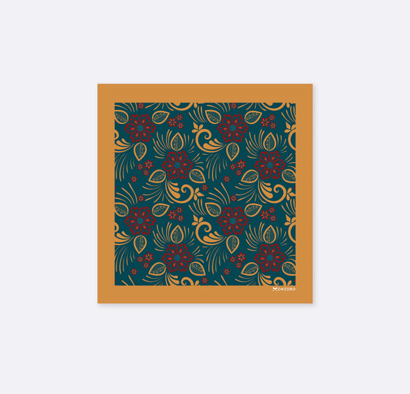 Garden of Eve Silk Pocket Square by Monzoro