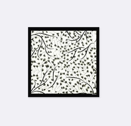 Modern Floral - Silk Pocket Square by Monzoro