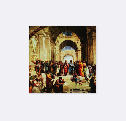 School of Athens - Silk Pocket Square by Monzoro