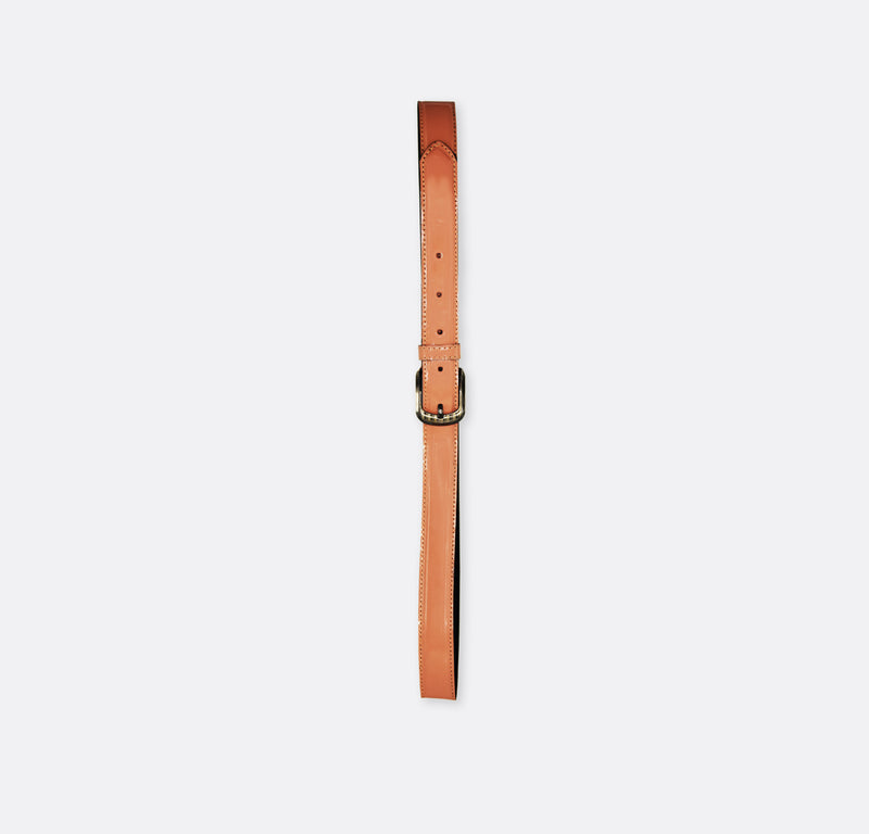 Luxury rose florentine leather belt