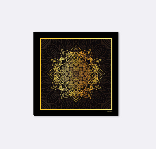 Gold Ornamental - Silk Pocket Square