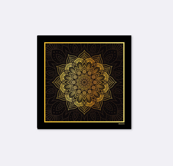 Gold Ornamental - Silk Pocket Square by Monzoro