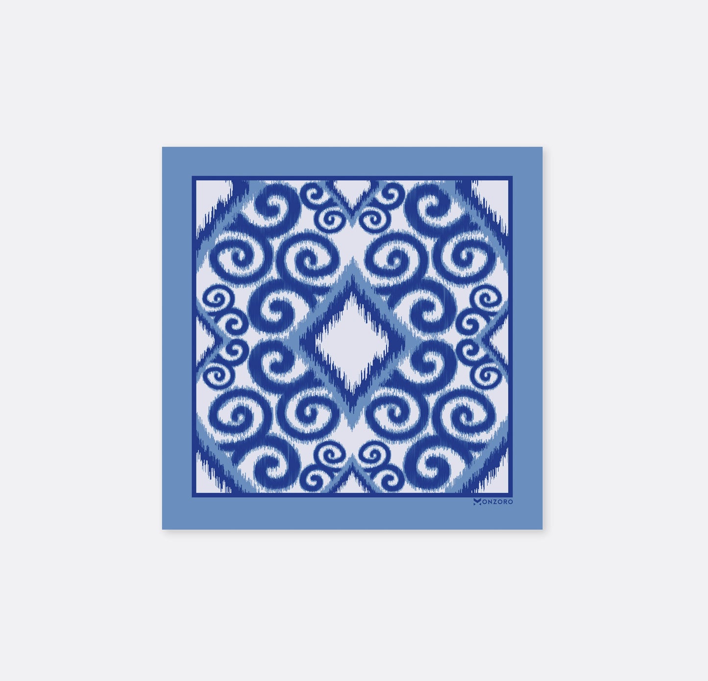 Seamless Hand Drawn Pattern - Silk Pocket Square