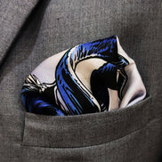 Markhor - Silk Pocket Square by Monzoro – view 5