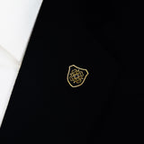 Turkish Knight Shield – Black And Gold Lapel Pins