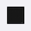 Mini Point Black Silk Pocket Square by Monzoro