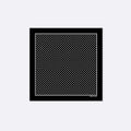 Point Black Silk Pocket Square by Monzoro