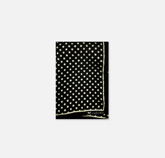 Point Black Silk Pocket Square by Monzoro – view 2