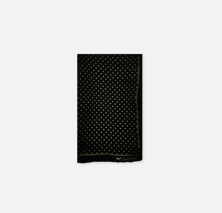 Mini Point Black Silk Pocket Square by Monzoro – view 2