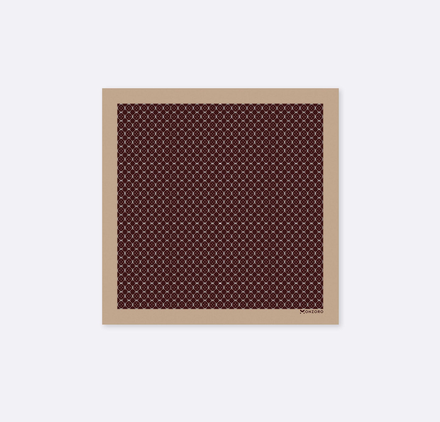 Burberry Chocolate Silk Pocket Square