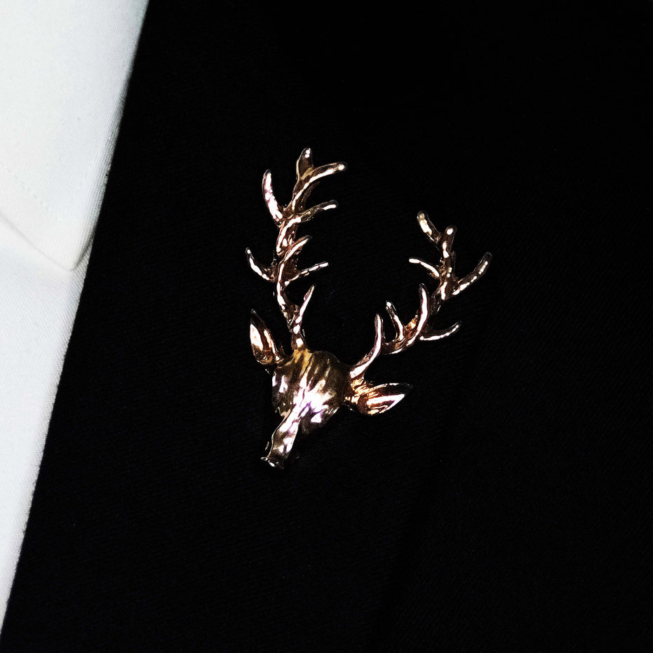 Alpha Antler - Golden Lapel Pin