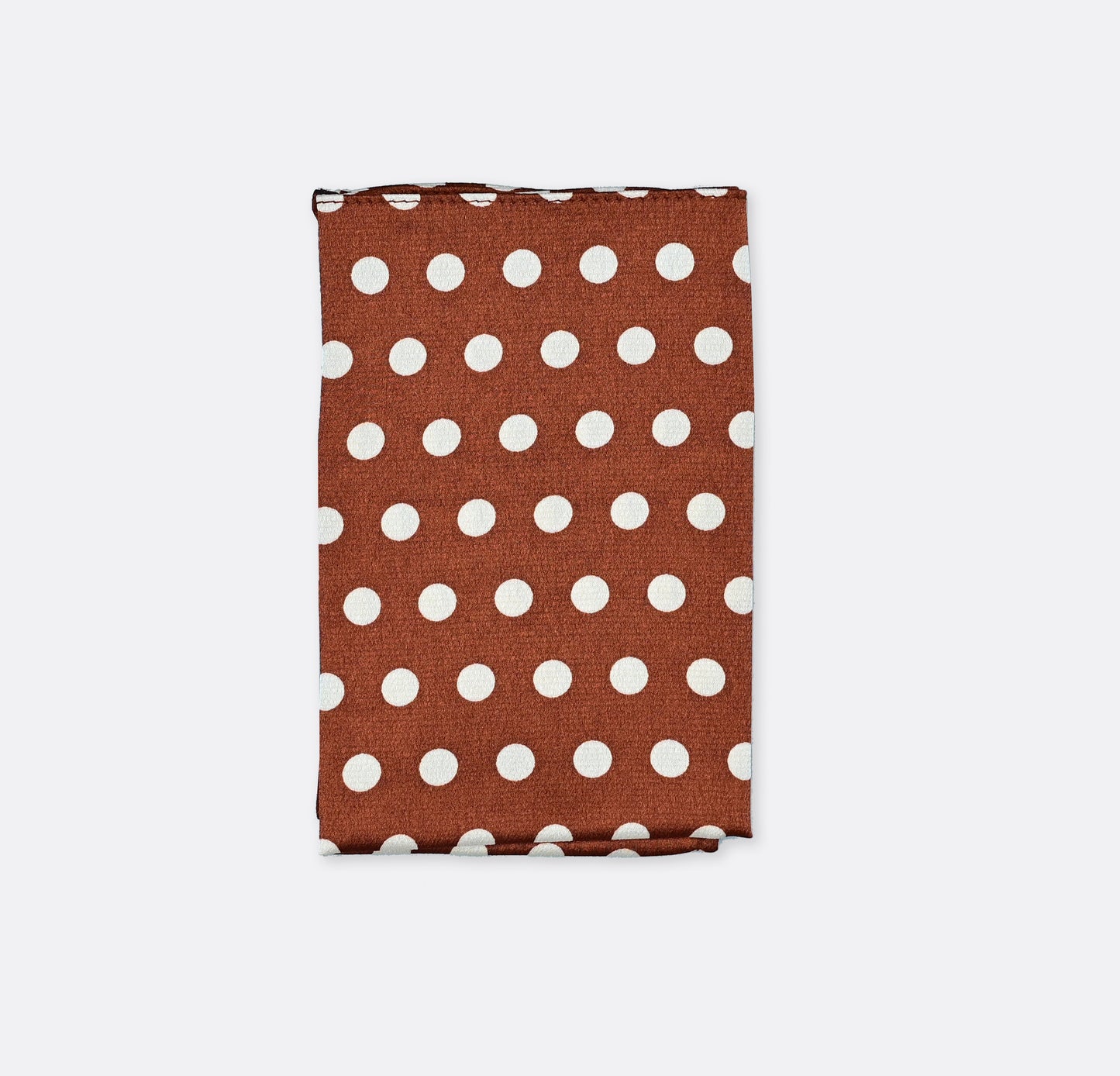 Copper Base Polka - Silk Pocket Square