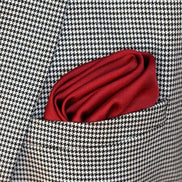 Bordeaux Wine Solid - Silk Pocket Square by Monzoro – view 3