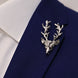 Alpha Antler - Silver Lapel Pin