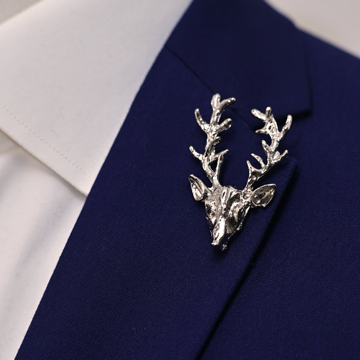 Alpha Antler - Silver Lapel Pin