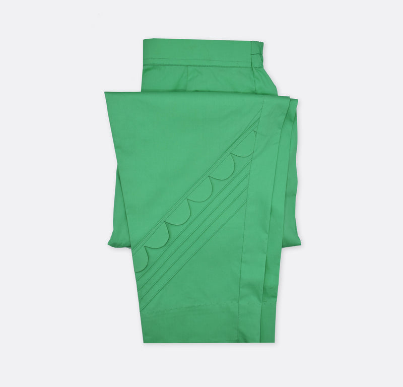 Cotton green trouser