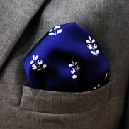 White Conifer - Silk Pocket Square by Monzoro – view 3