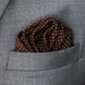 Brown Dot Polka - Silk Pocket Square
