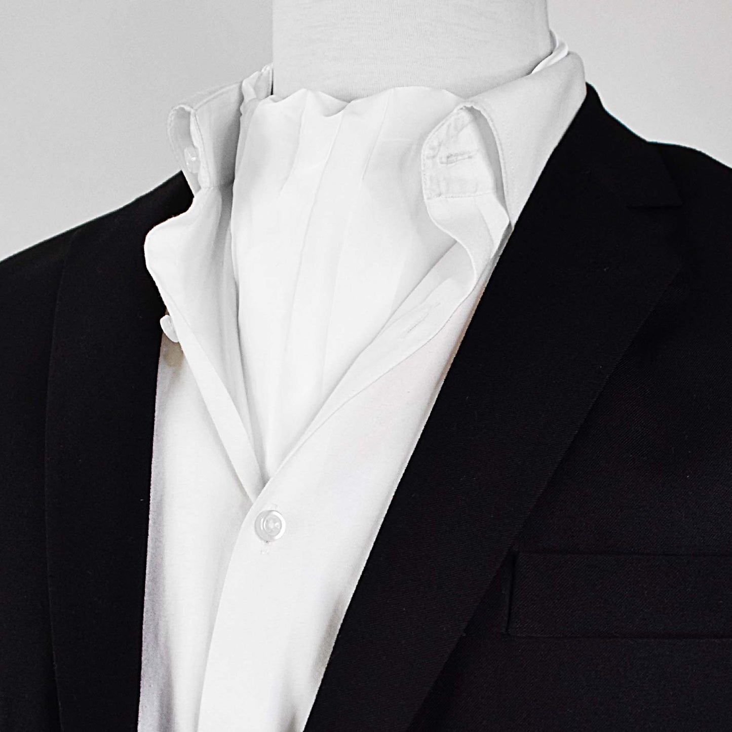 Pearl White Paradigm Silk Ascots