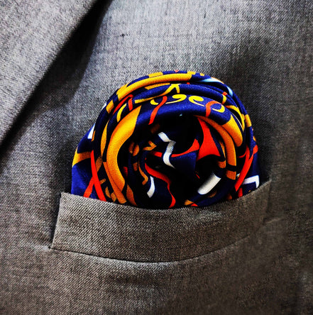 Traditional Ethnic - Silk Pocket Square by Monzoro – view 3