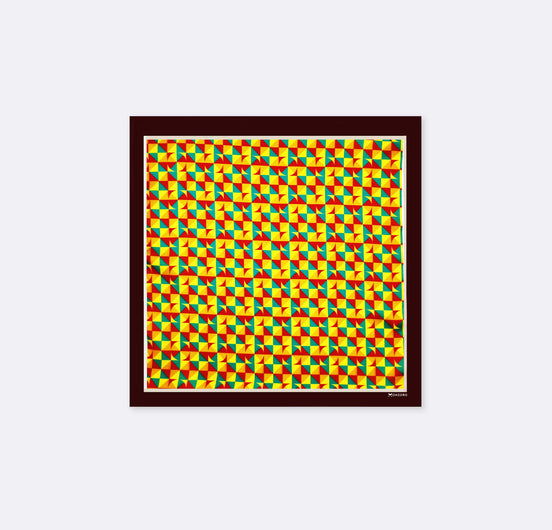 Geometric Art - Silk Pocket Square by Monzoro
