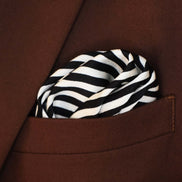 Retro Run Silk Pocket Square by Monzoro – view 4