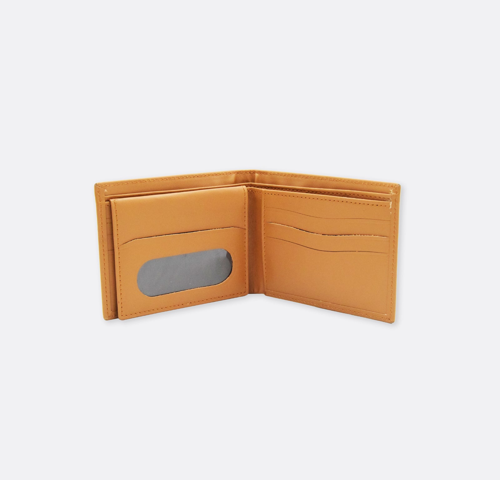 Men's Genuine Leather Camel Wallet with Color Option