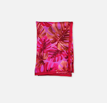 Panama Leaves - Silk Pocket Square by Monzoro – view 2