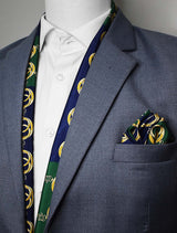 Chain Loop - Silk Scarf And Pocket Square Set
