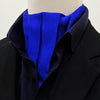 Royal Blue - Silk Men Ascot by Monzoro