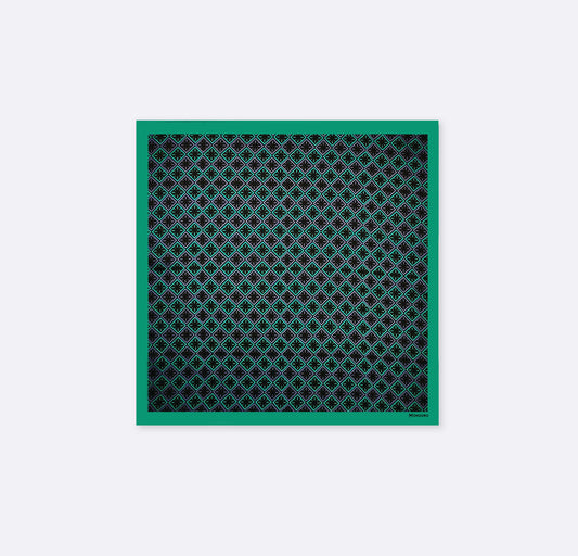 Geometric Print -  Silk Pocket Square