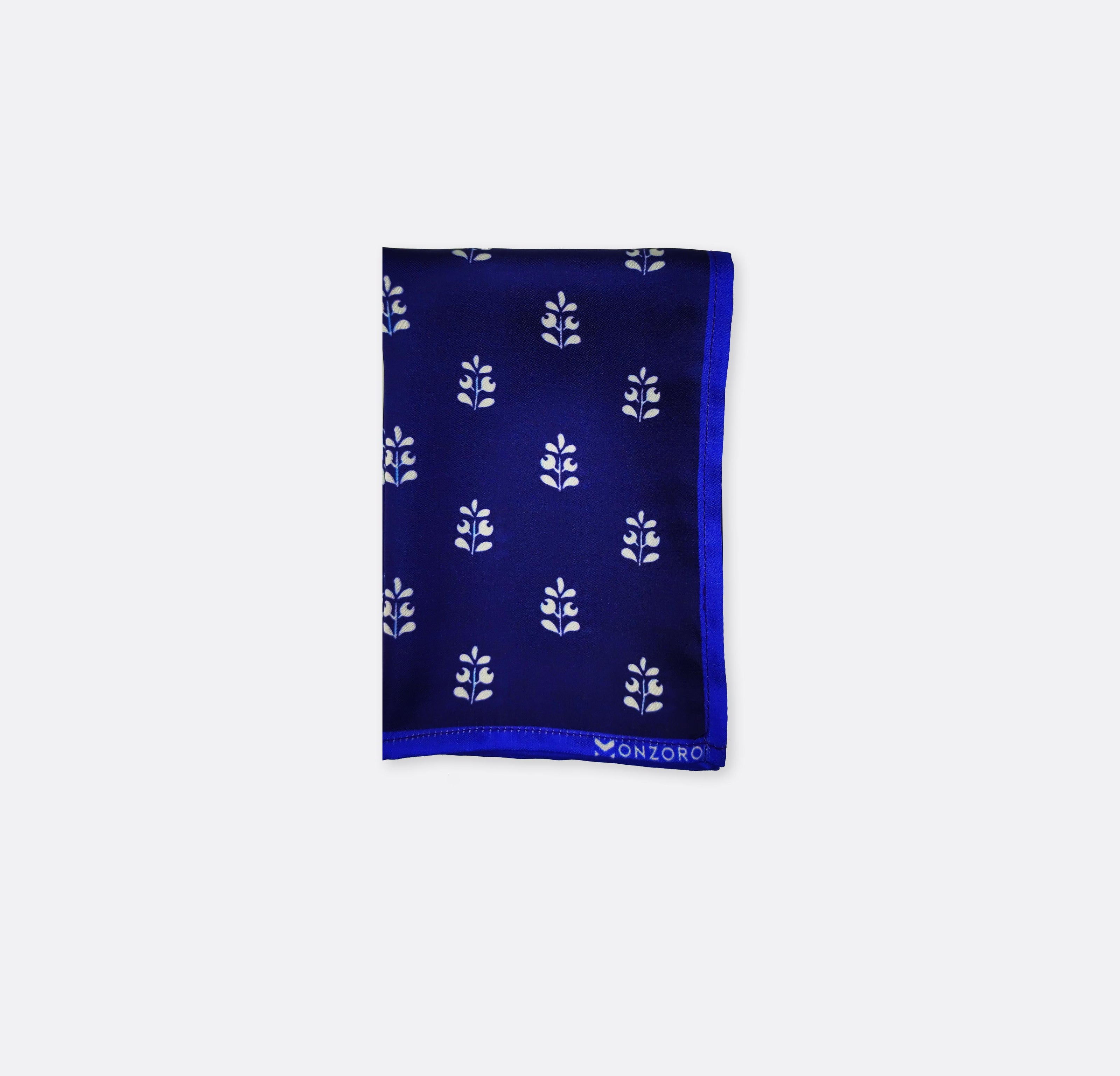 White Conifer - Silk Pocket Square by Monzoro – view 2